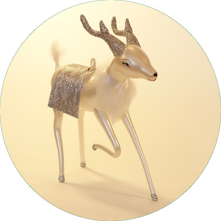 Rentier, weiß, A1981.1M