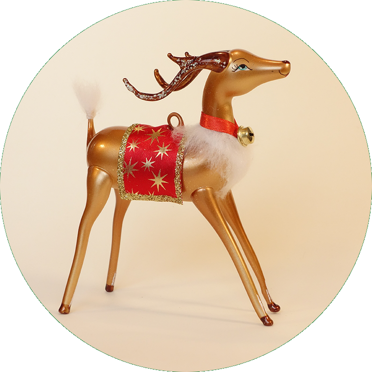 Rentier, Sattel rot, A1984M