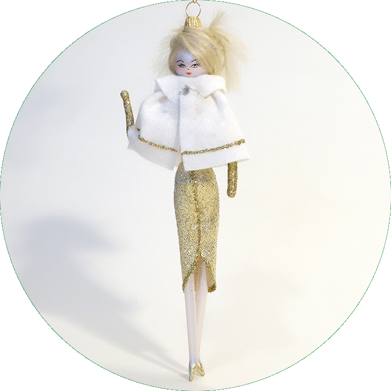 Dame mit goldenem Rock, DO7432