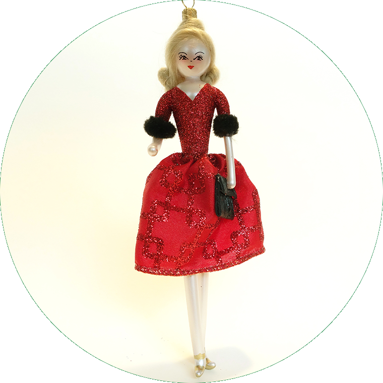 Dame mit rotem Rock, DO7547