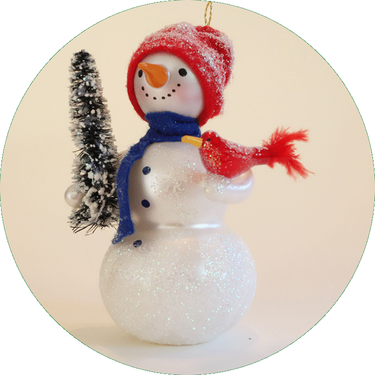 Schneemann mit Baum, FA819