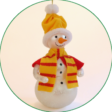 Schneemann mit Schal, FA823M