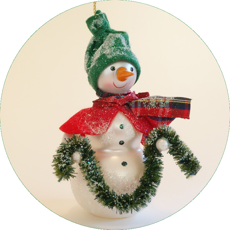 Schneemann mit Girlande, FA823S