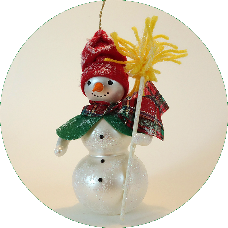 Schneemann mit Besen, FA823SK